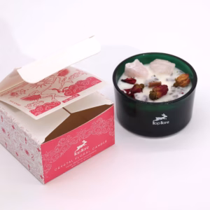 Bougie Magique en Cristal avec Fleurs et Gemmes de Hop Hare - Les Amoureux