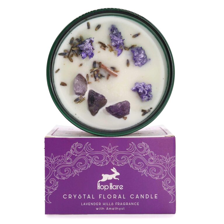 Hop-Hare-Crystal-Magic-Flower-Candle-The-Moon
