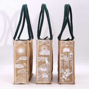 Hop Hare Jute Groß Tasche - Ich Bin Mutig