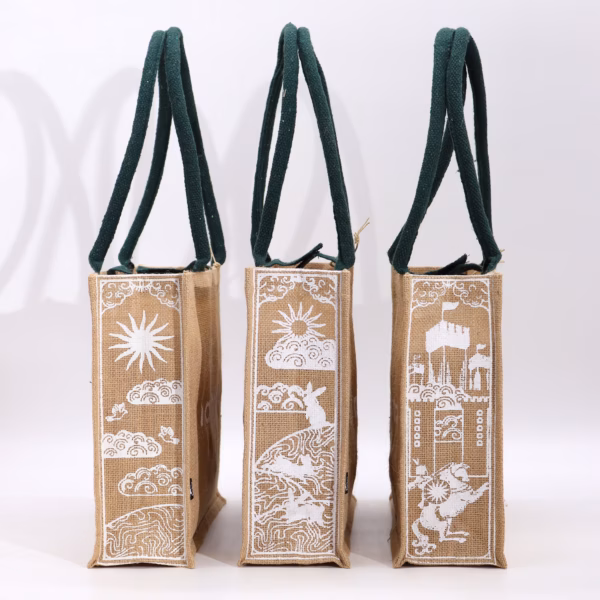 Hop Hare Jute Big Bag - I Am Brave - Bilde 2