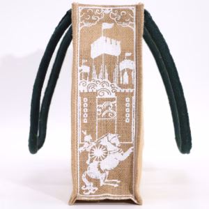 Hop Hare Jute Groß Tasche - Ich Bin Mutig