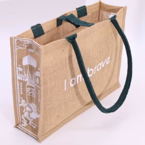 Hop Hare Jute Groß Tasche - Ich Bin Mutig