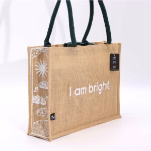 Hop Hare Jute Big Bag - I Am Bright