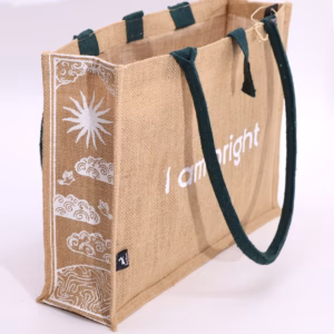 Hop Hare Jute Groß Tasche - Ich Bin Hell