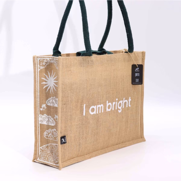 Hop Hare Jute Big Bag - I Am Bright