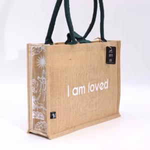 Hop Hare Jute Big Bag - I Am Loved