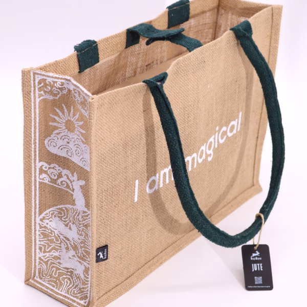 Hop Hare Jute Big Bag - I am Magical - Image 3