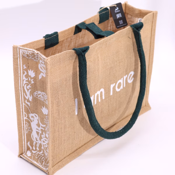 Hop Hare Jute Big Bag - I am Rare - Image 3