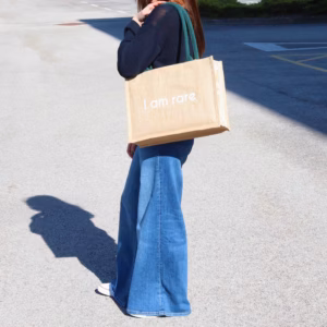 Hop Hare Jute Groß Tasche - Ich Bin Selten