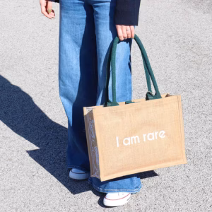 Hop Hare Jute Groß Tasche - Ich Bin Selten