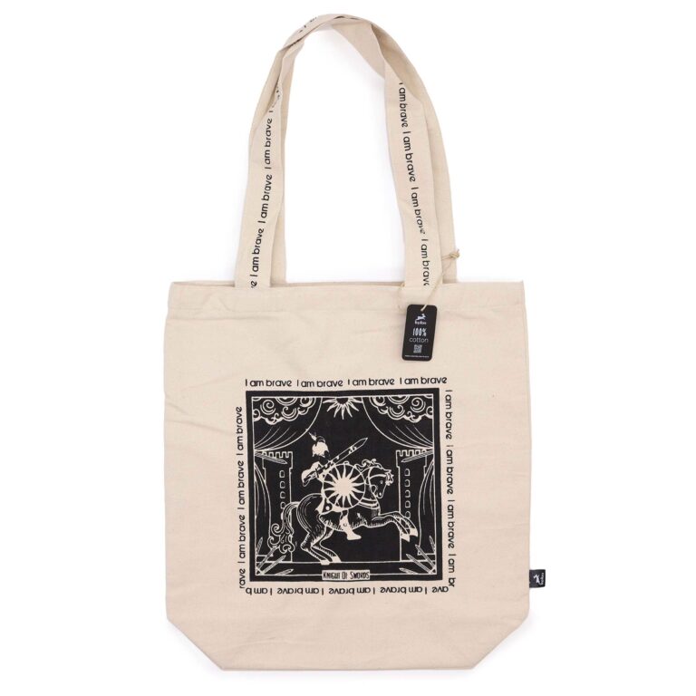 Hop-Hare-Tote-Bag-I-am-Brave-10oz-Cotton-canvas