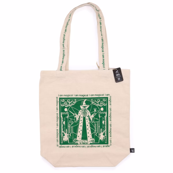 Hop Hare Totebag / Bæreveske - I Am Magical - 10 Oz Bomullslerret