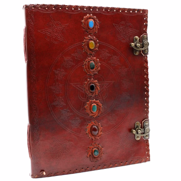 Enorm 7 Chakra Lærbok - 10x13 (200 Sider)
