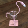 Hydroponisk Hjemmedekor - Rosa Metallflamingo Des 2 - Bilde 2