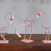 Hydroponisk Hjemmedekor - Rosa Metallflamingo Des 2 - Bilde 4