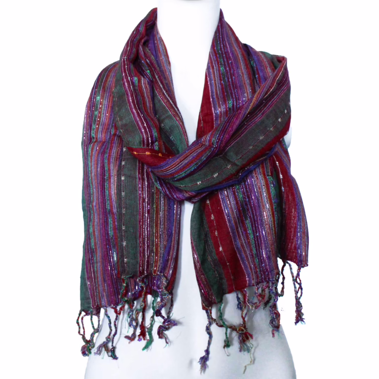 Indian-Boho-Scarves-50x180cm-Random-Greens
