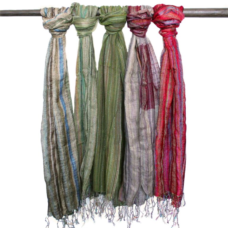 Indian-Boho-Scarves-50x180cm-Random-Greens