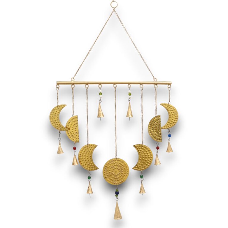 Indian-Chimes-Brass-Moon-Phases-Chimes-43x40cm