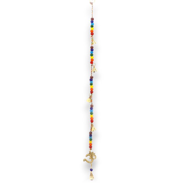 Indian-Chimes-Brass-OM-with-Chakra-Beads-String-Bells-53cm