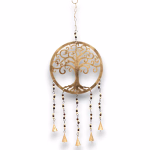 Indisk Vindspill / Vindklokker - Tree Of Life Bell Chimes - 25 cm Stor