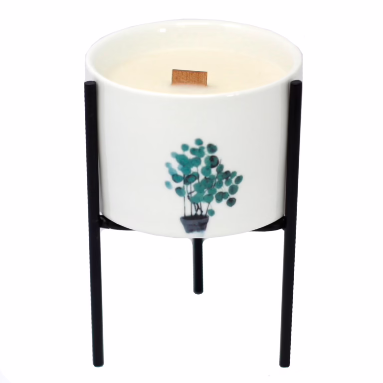 Iron-Botanical-Candle-Holder
