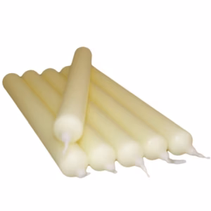 Ivory Dinner Candles Bulk 5Pcs