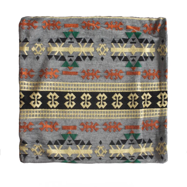 Kilim-Cushion-Cover-Charcoal