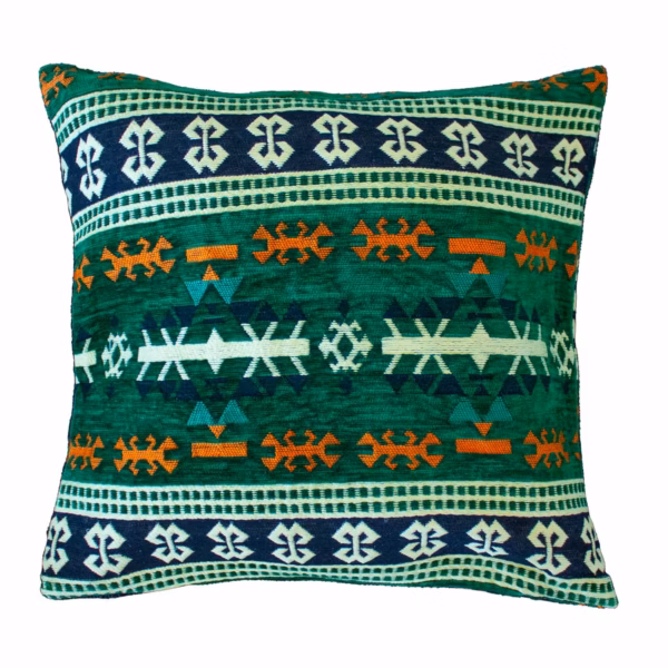 Kilim Cushion Cover -  Green
