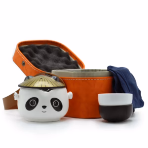Kung Fu Panda Tekanne Sett - To Kopper - Reisepakke