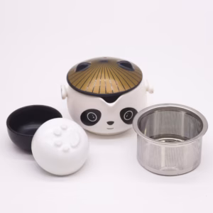 Panda Theeset - Twee Kopjes - Reispakket