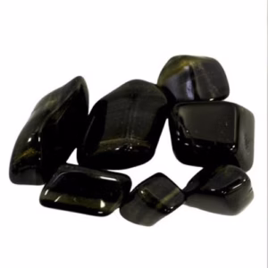 Pakke med 24 L Tromlede Stener - Blue Tiger Eye