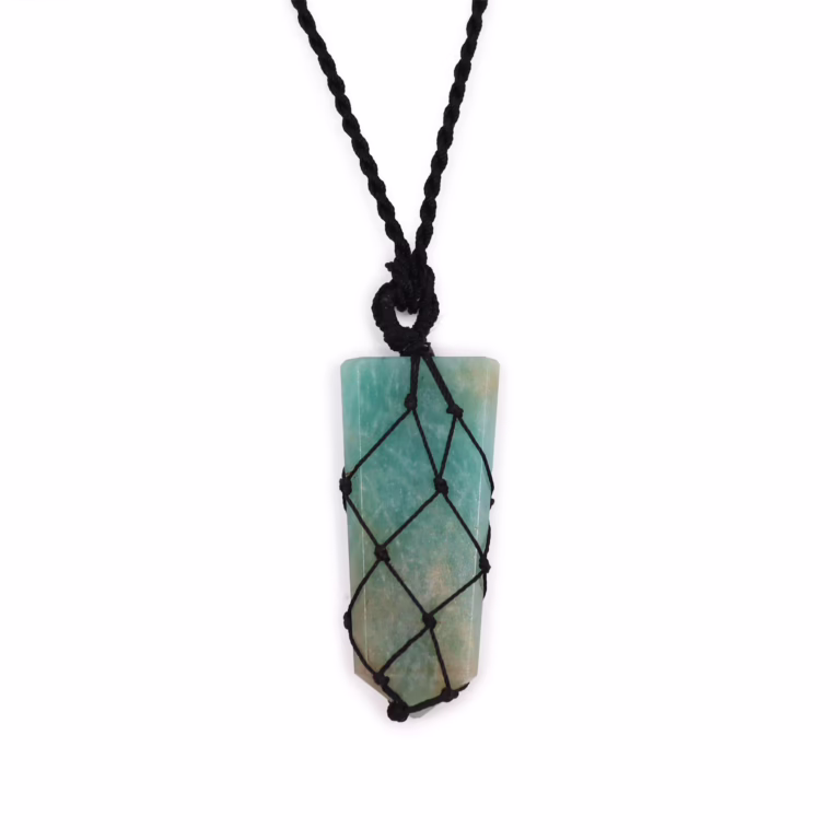 Laced-Gemstone-Flat-Point-Pendant-Amazonite