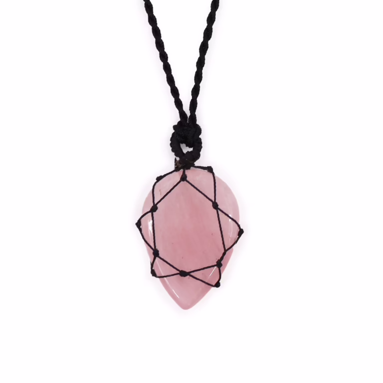 Laced-Gemstone-Teardrop-Pendant-Rose-Quartz