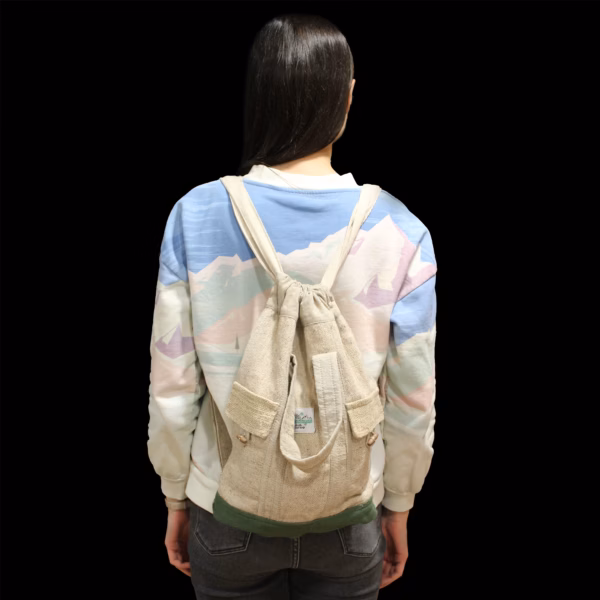 Laptop Backpack - Hemp & Cotton - Image 7