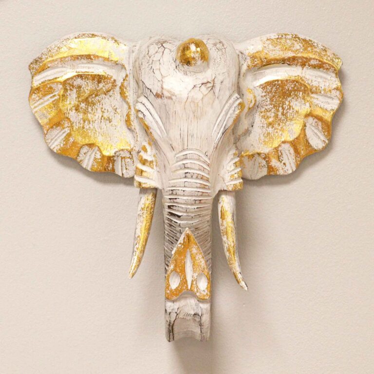 Large-Elephant-Head-Gold-Whitewash