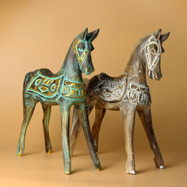 Gull- Og Turkishest 32 cm Stor - Bilde 3