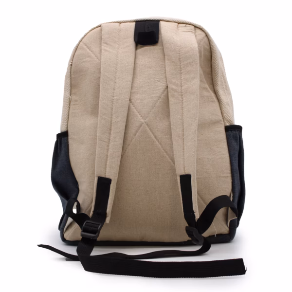 Large Hemp Backpack - Bohdi Tree Design - Image 6