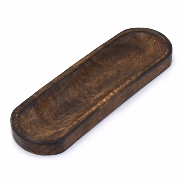 Stort Røkelsesbrett 30X10Cm - Klassisk Mangotre