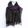 Große indische Boho-Schals - 75x180cm - Zufällige Blautöne – Bild 2
