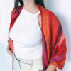 Große indische Boho-Schals - 75x180cm - Zufällige Blautöne – Bild 4