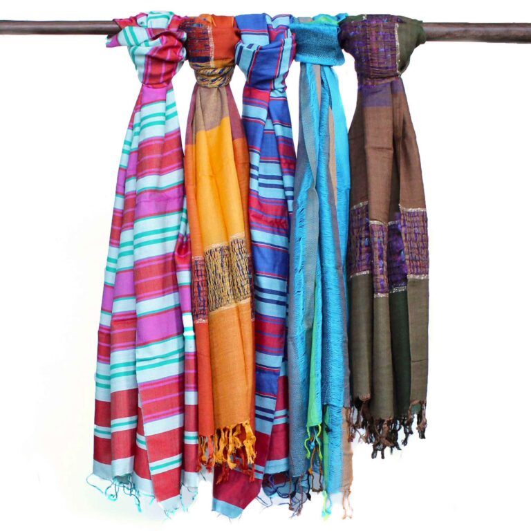 Large-Indian-Boho-Scarves-75x180cm-Random-Blues