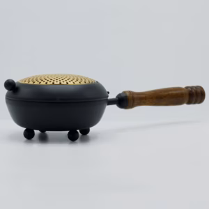 Iron Censer Incense Burner - Gold Detail - Large