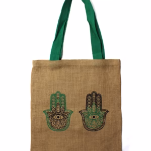 Totepose I Jute Mystic Designs - Hamsa Stor