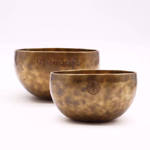 Nepalsk Måneskål - (Ca. 850G) - 17 Cm Stor - Bilde 8