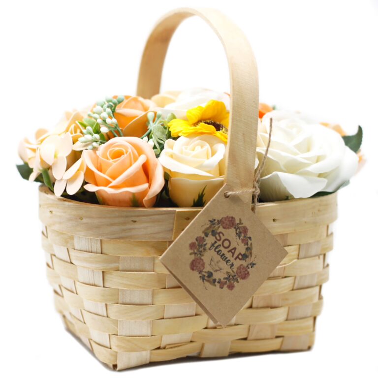 Large-Orange-Bouquet-in-Wicker-Basket