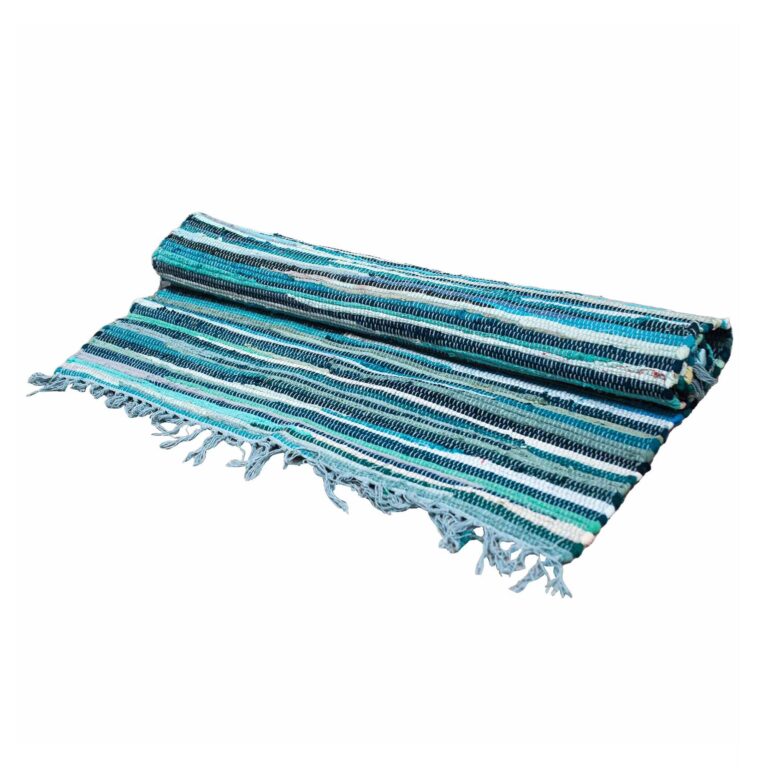 Large-Rag-Rug-150x90cm-premium-quality-Aqua-Blues