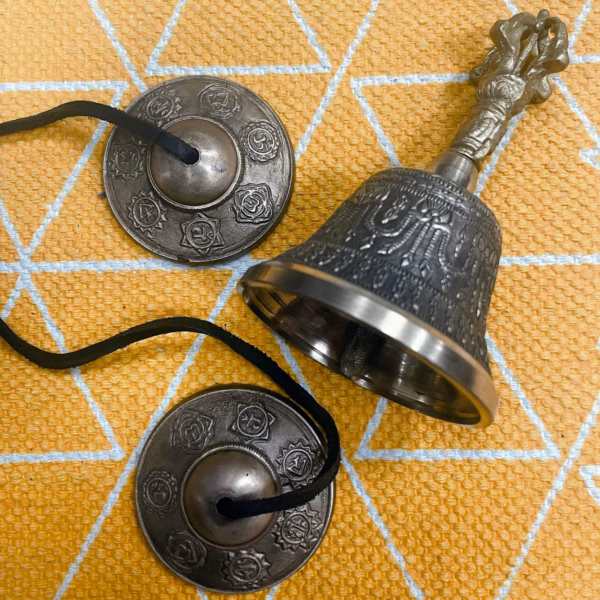 Große Tibetische Tingsha-Glocke – 8 X 15 Cm – Bild 3