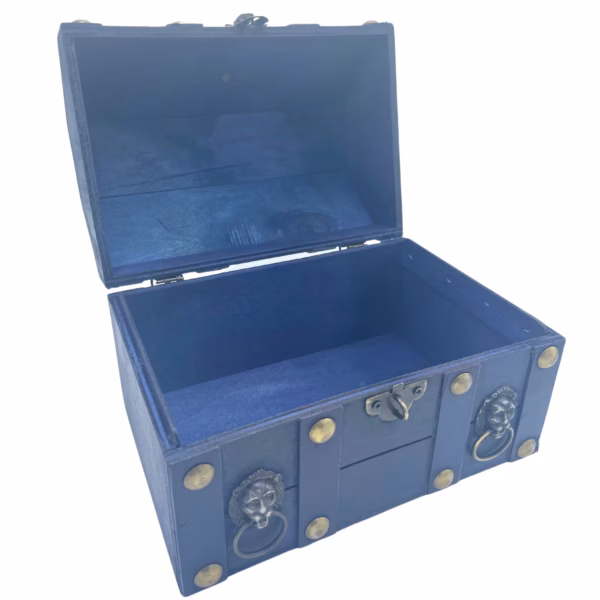 Large Treasure Chest - Teal - Image 3
