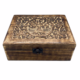 Stort Minnesmerke I Tre 20x15x7,5 cm - Livets Tre