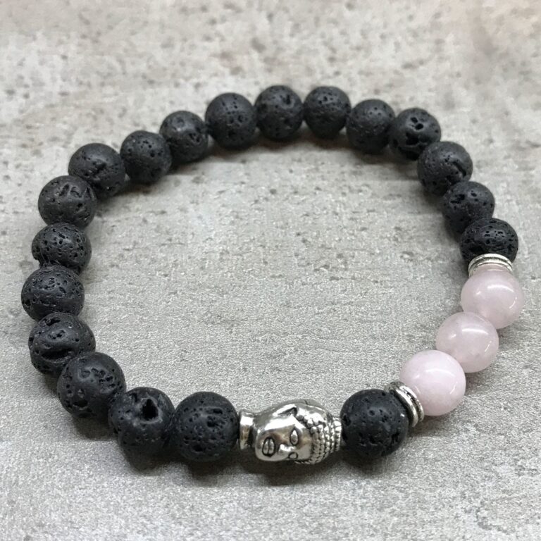 Lava-Stone-Bracelet-Buddha-Rose-Quartz